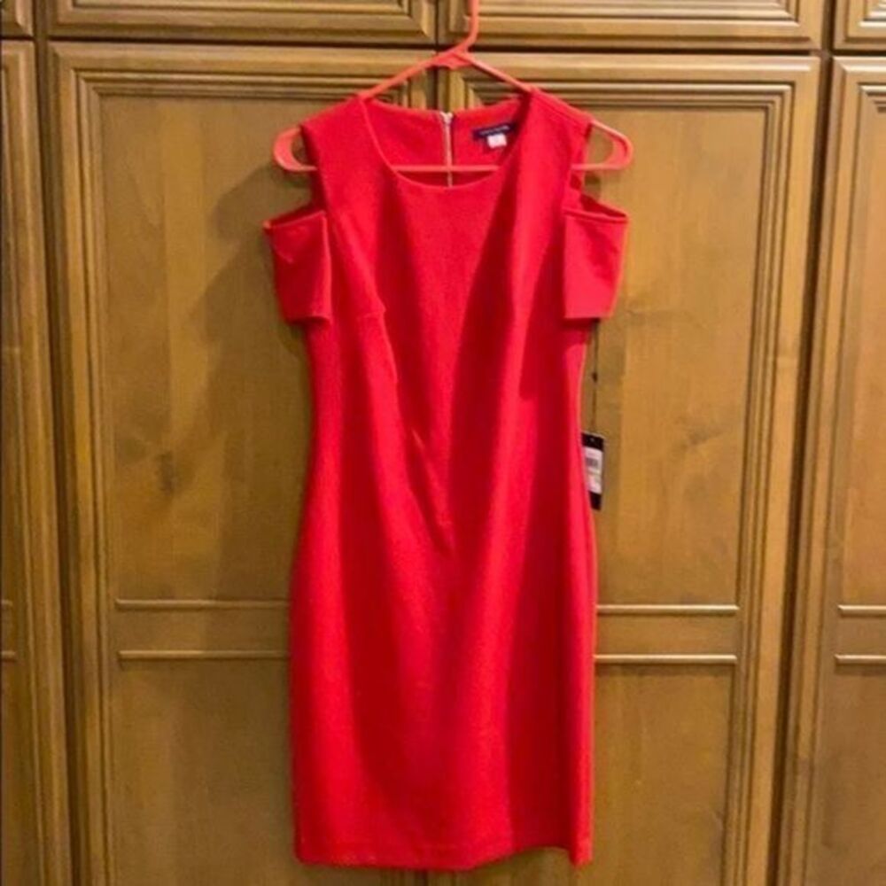 Tommy Hilfiger Red Sheath Dress
